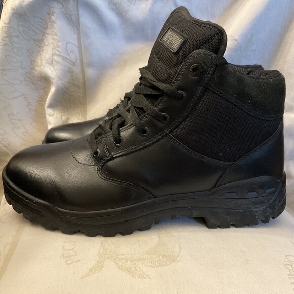 MAGNUM 3D2 STEALTH LEATHER BLACK CAMBRELLE COMFORT LINING MILITARY BOOTS 11.5 Sz - Picture 11 of 15